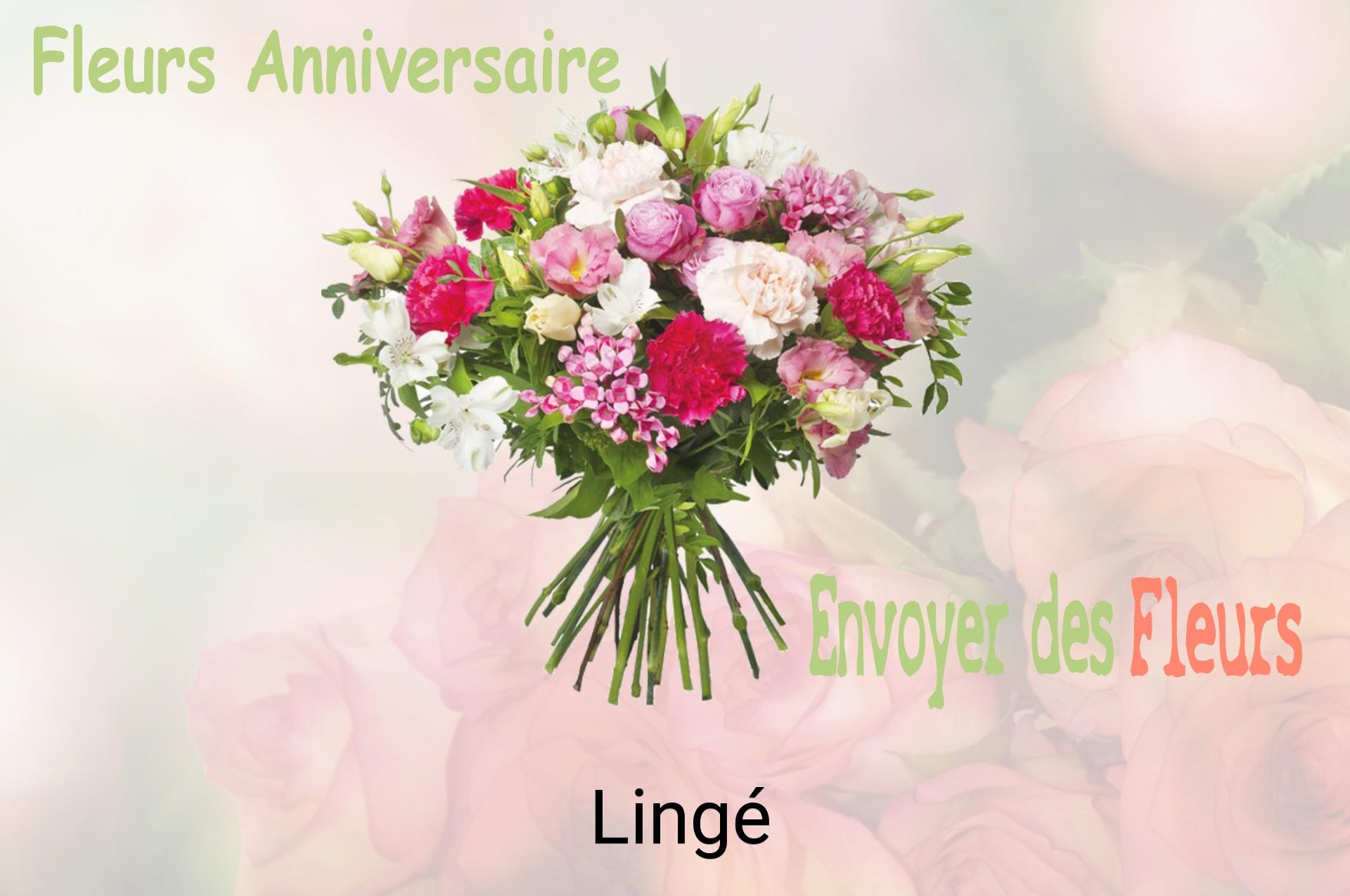 Bouquet de fleurs d’anniversaire livré à Lingé