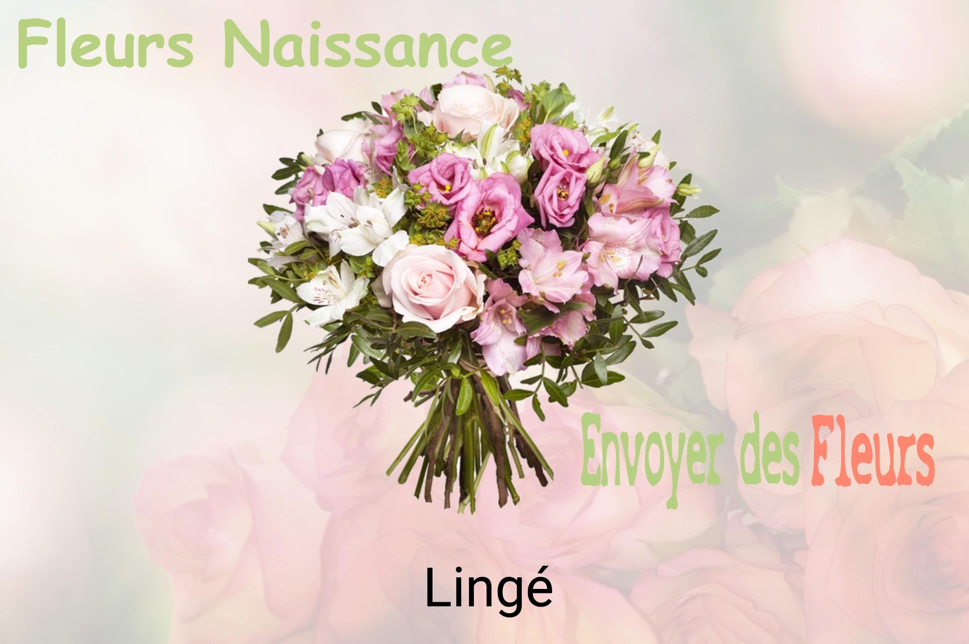 Bouquet de fleurs de naissance livré à Lingé
